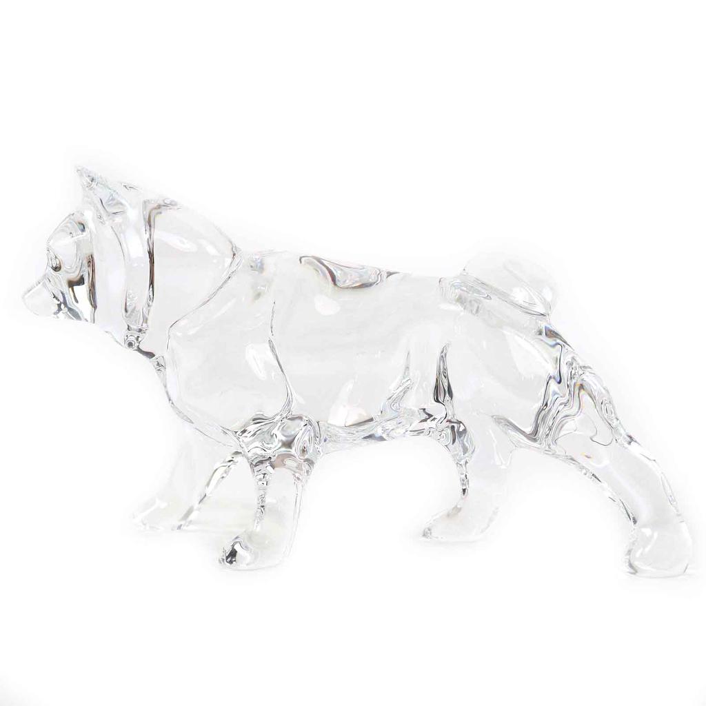 Pristine Baccarat Chinesezodiac Ox, Sheep, Dog, Object,Interior Decoration,clear Used