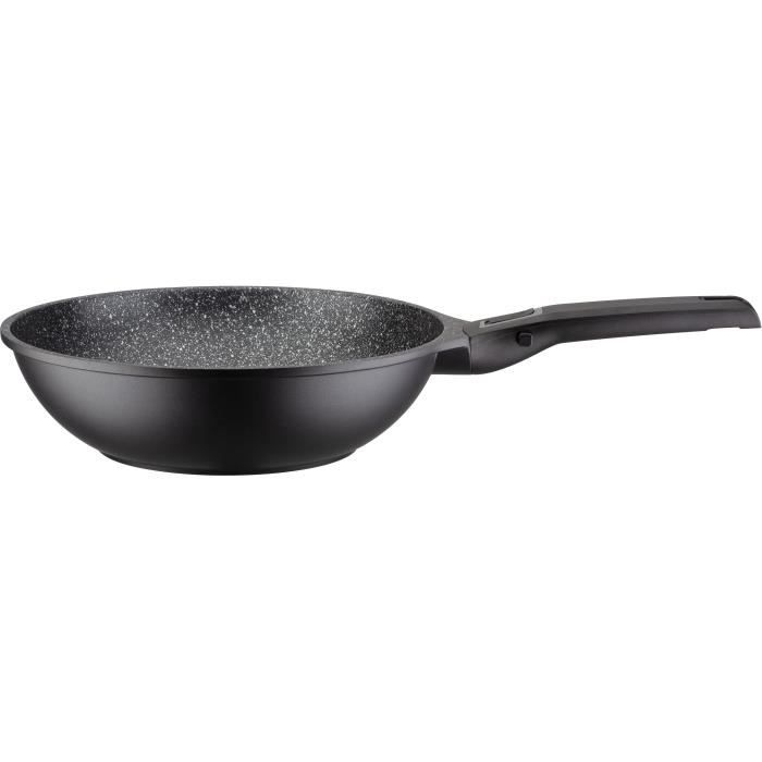 Wok fonte d'aluminium - GSW - EASY CLICK - 28 cm - Induction