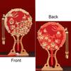 Tassels Phoenix with Pendant Handheld Bridal Group Fan Hand Bouquets Chinese Fan Embroidery Fan