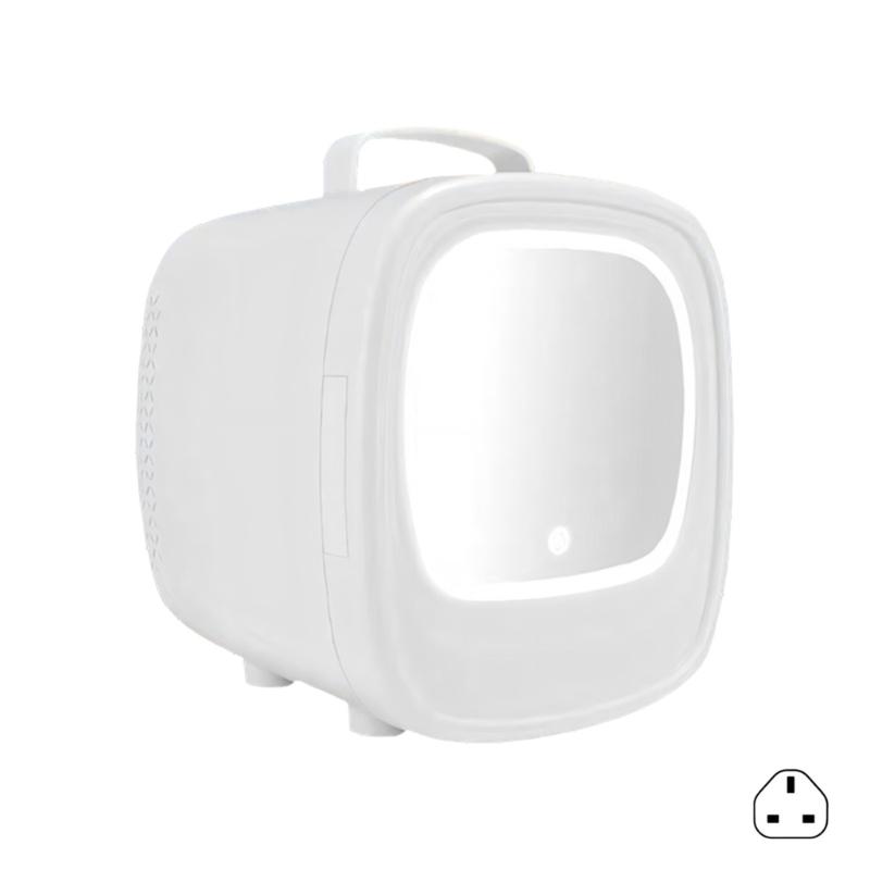 

Мини-холодильник для косметики для ухода за кожей и макияжа Компактный дизайн с 3 отделениями для хранения Тихая работа Отлично подходит для дома, офиса, путешествий