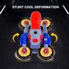 Stunt rotating motorcycle model, universal electric toy 360° rotation, pleasant music, safe ABS material excluding batteries and, Christmas,