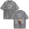 Singer Alex Warren 2026 Tour Print Tees Unisex Unisex Hiphop Tshirt Summer Cotton Loose Casual Vintage Washed Tshirts Streetwear