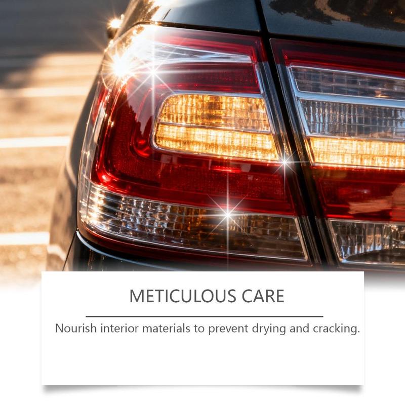 Car Plastic Restorer, Returns To Black Shine, Long-Lasting Coating, Leather Refurbishment Agent, Car Polishing and Cleaning Prod