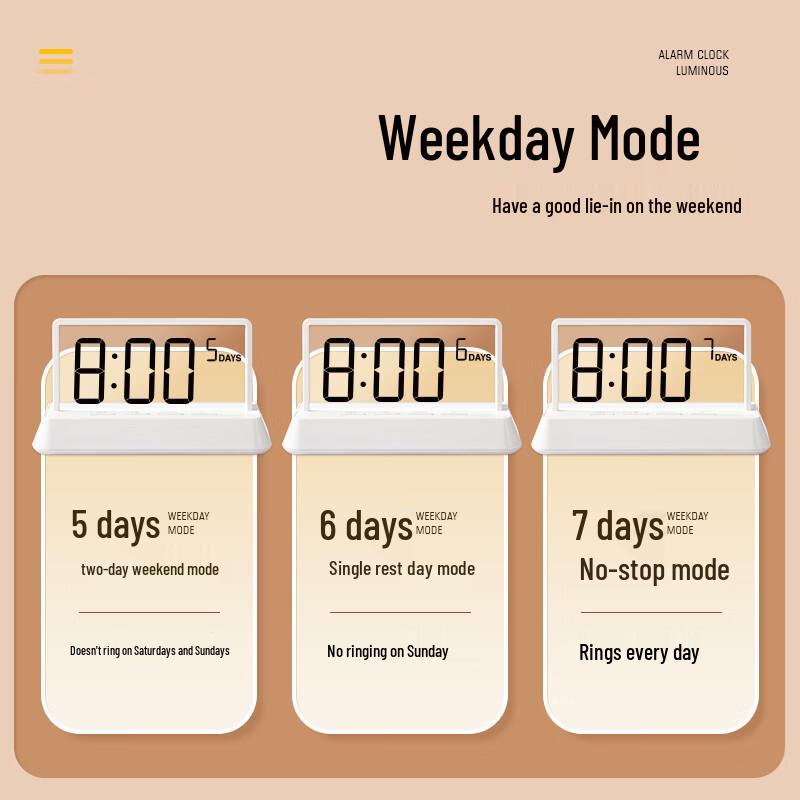 Smart Transparent Digital Alarm Clock