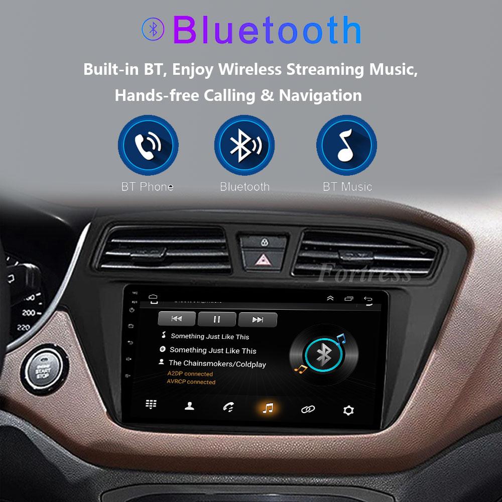 Fortress 6G 128G Android 12 Car Radio For Hyundai I20 LHD 2015 2016 2017 Stereo GPS Carplay Auto Multimedia Player 2Din DVD