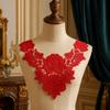 6PCS Fashion Fake Collar Hollow Out Pattern Flower Collar Embroidered Collar  Casual Wear