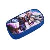 Dragon Ball Blue Double-Layer Pencil Case for Students, Goku Merchandise, Large Capacity, Wear-Resistant.