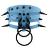 Fashion Women Men Black Rivet Leather Bondage Choker Necklace Punk Circle Spike Goth Collar Harajuku Necklaces Emo Witch Jewelry