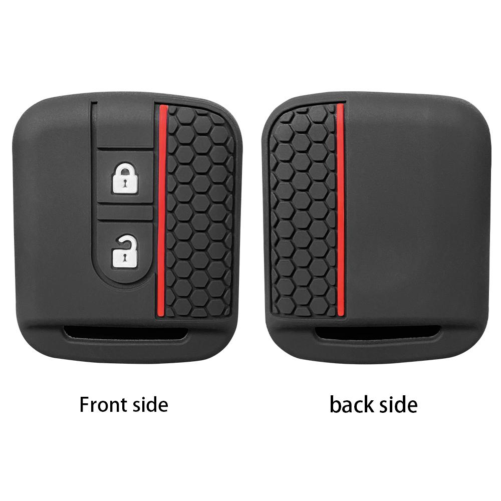 Silicone Key Holder Cover for Nissan Note Tiida X Trail T-31 Pathfinder Navara Qashqai J10 J11 Primera Kashkay Car Key Case Cap