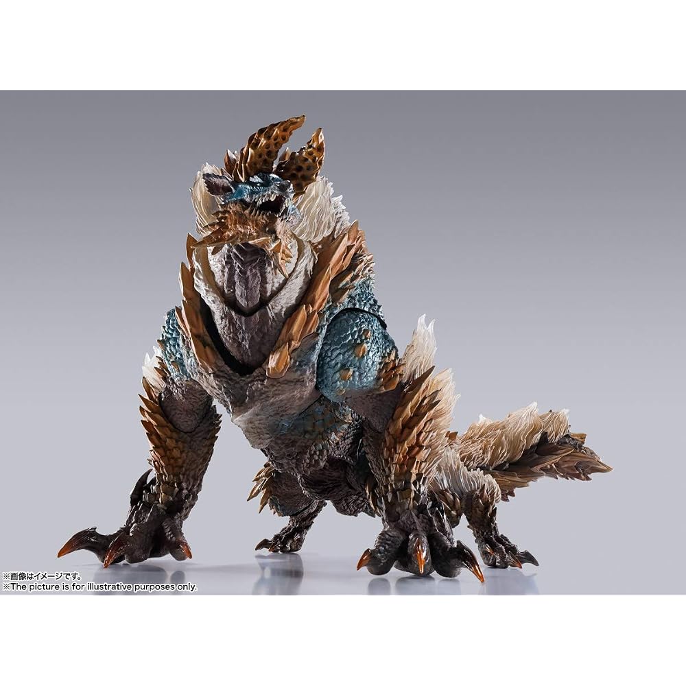 TAMASHII NATIONS S.H. Monster Arts Monster Hunter World: Iceborne Jinooga approx. 285mm ABS & PVC...