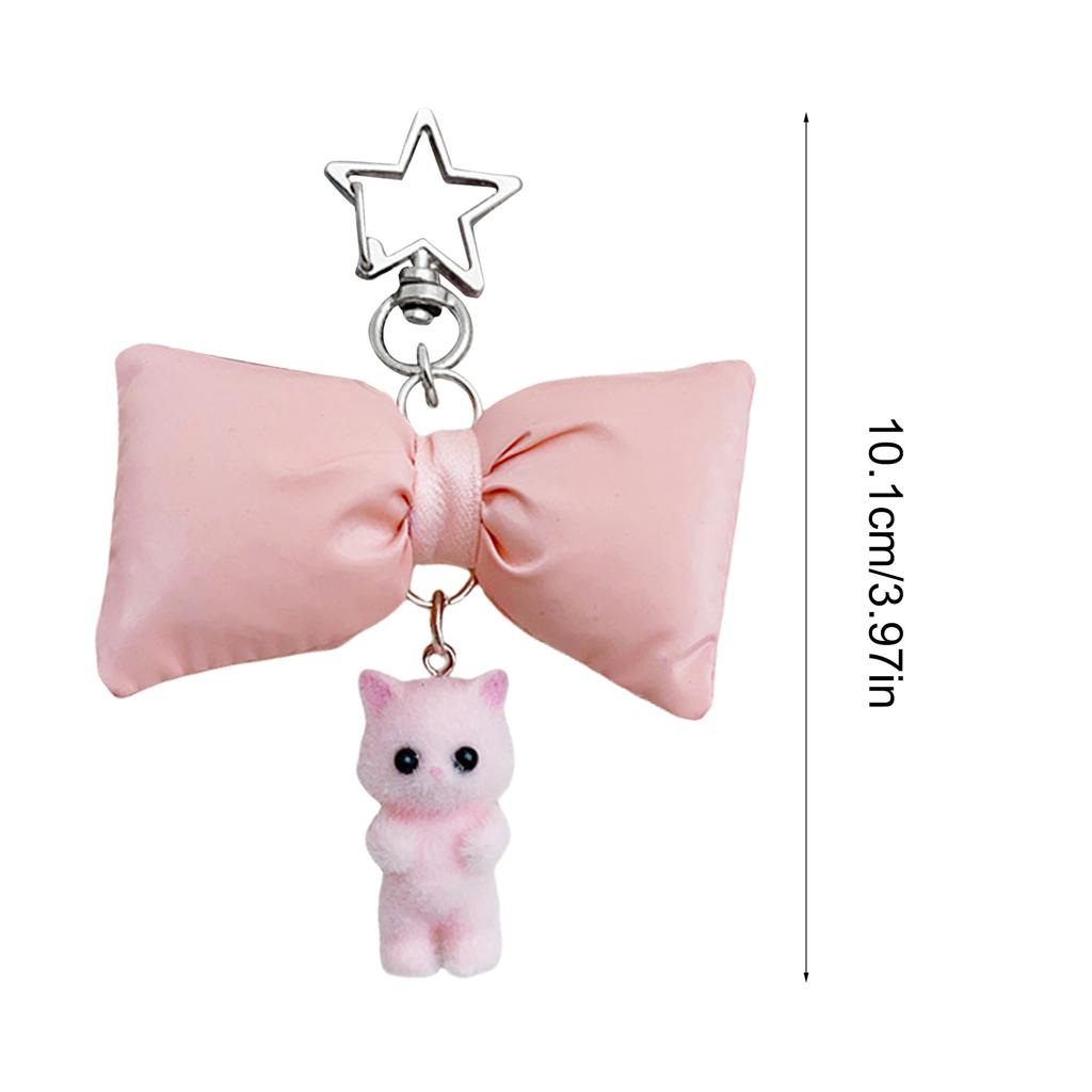 Elegantní klíčenka s motýlkem, klíčenka s mašlí, kočka s motýlkem, motýlek, odnímatelná šňůrka na telefon, ozdoba pro módní ženy