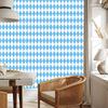 Azure Harlequin Rhombus Wallpaper for Living Room and Bedroom 50x1000