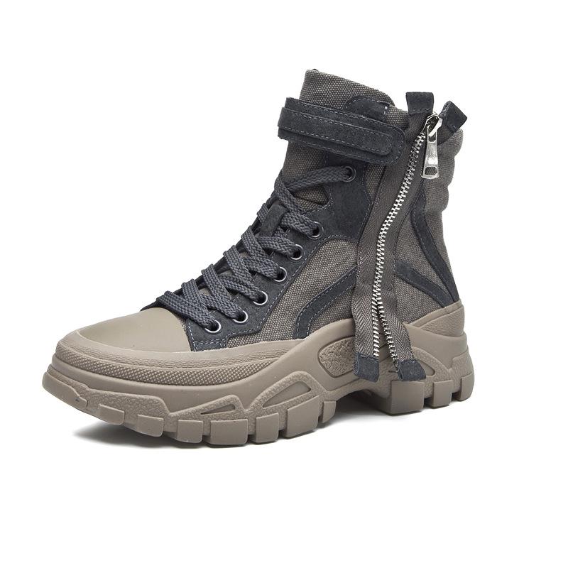 

Новые женские кроссовки с высоким верхом Спортивная женская обувь 40 серый