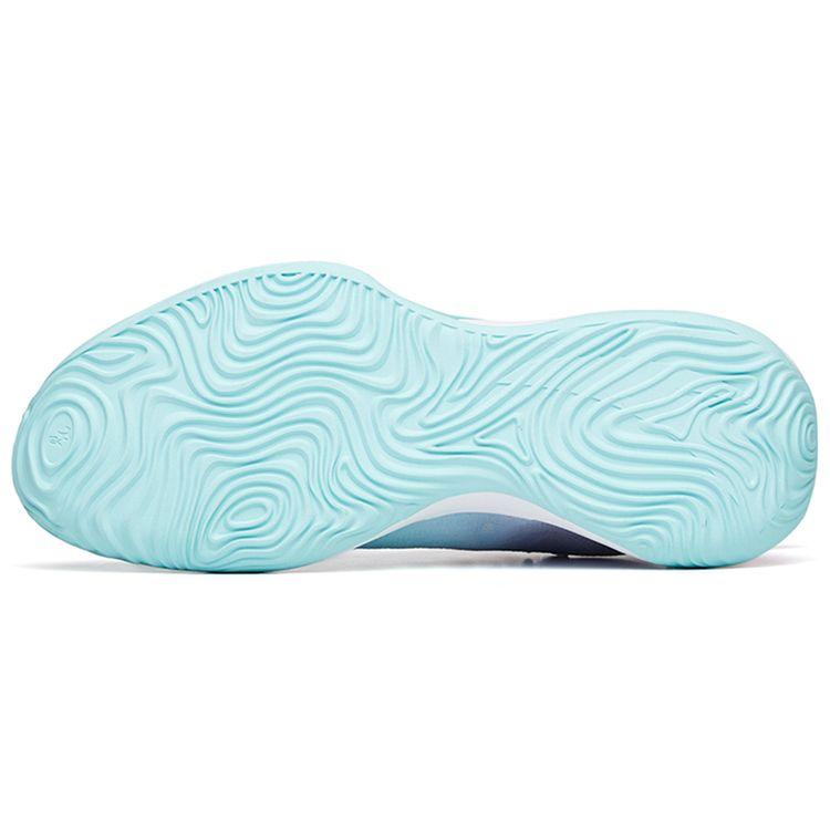 Anta Men Kuangchao 4 Professional Basketball Shoes Light Blue Purple White 112221601-2