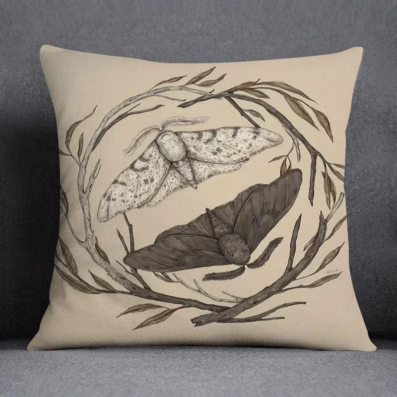 Forest Animal Series Decorative Pattern Pillowcase Living Room Sofa Bedroom Home Decoration Pillowcase Car Decoration Cushion