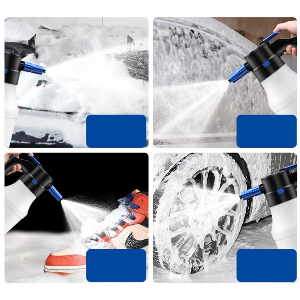 1.5L Electric Foam Sprayer for Car Detailing Washing Cleaning Gardening