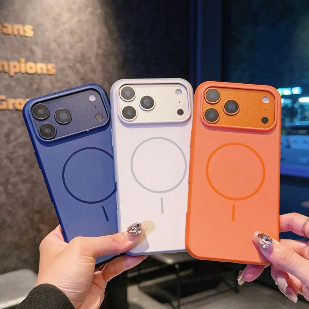 Liquid Silicone Matte Magnetic For Magsafe Soft Case For iPhone 17 15 16 14 13 12 11 Pro Max Official Wireless Charging Cover