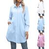 Women's Casual And Fashionable Long-sleeved V-neck Comfortable Top
