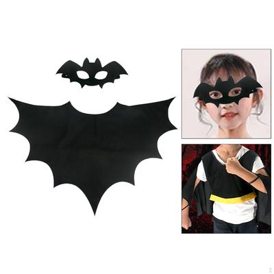 Halloween Cosplay Cloak Cape, Mask Comfortable To Wear, Multipurpose Devil Wizard Outfit for