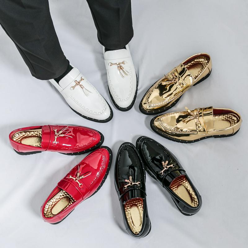 Fashion Leather Shoes Casual Business Shoes for Men Dress Tenis De Hombre Moccasins Mokasin Tenis Caballero Designer