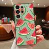 Magnetic For Magsafe Case For Samsung Galaxy S26 Ultra S25 Edge S24 Plus S23 FE S22 A17 A54 A55 A56 A57 5G Watermelon Cherry Fruits Pattern Cover