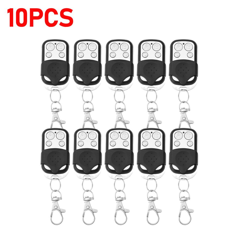 50pcs Smart Copy Duplicator 433mhz Remote Control Controller 4 Button Electric Gate Garage Door Opener Universal Remote Cloning