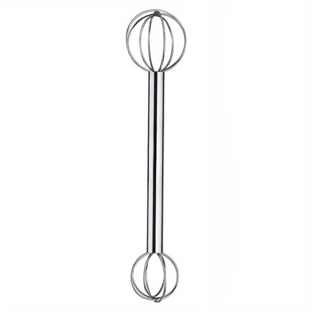 

Multifunctional Mini Baking Whisk Double-End Stainless Steel Measuring Spatula Butter Softener Sauce Spoon Egg Beater