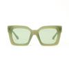 Glasses 95157 Autumn Square Large Frame Transparent Color Sunglasses Women'S Retro Sunglasses Men