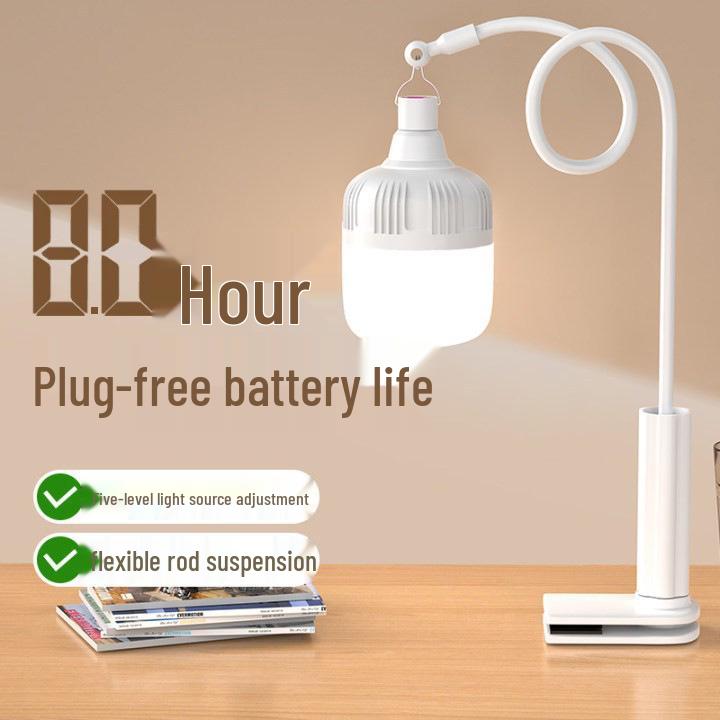 Ultra-Bright LED Night Market Decorative Stall Light with Desktop Clip and Outdoor Emergency Charging Function