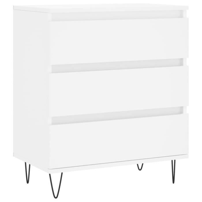 VidaXL Buffet Blanc 60x35x70 cm Bois d'ingénierie 827180