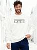 Men'S Casual Round-Neck Sweatshirt Featuring Three Ghosts with Different Expressions