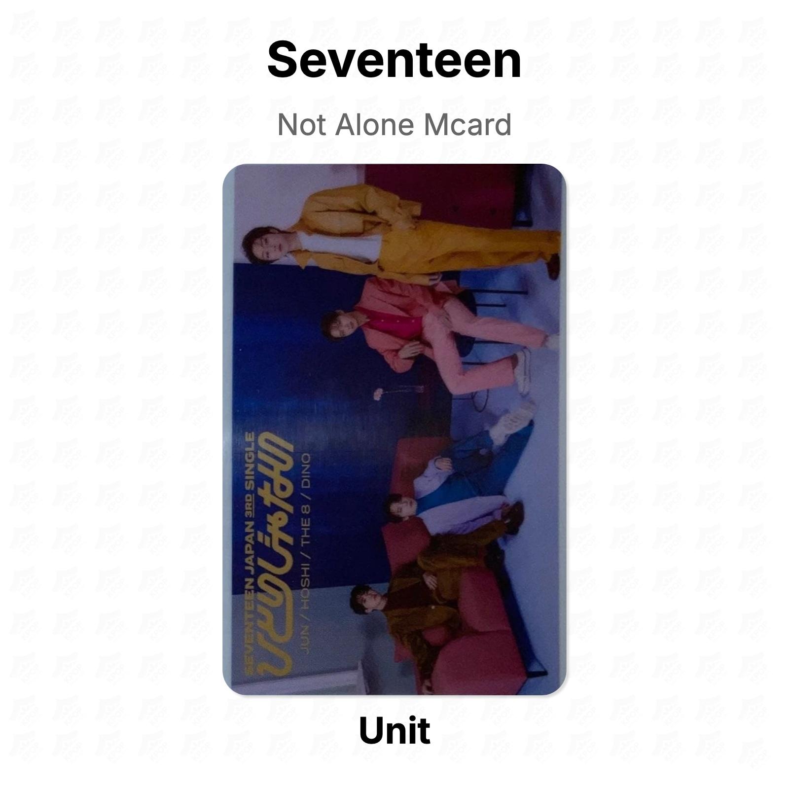 Seventeen Not Alone Mcard Official Photocard Unit 02
