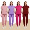 Women's V-Neck Scrub Suit - Cross-Border Nurse & Doctor Workwear Fashion