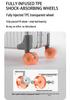20" Aluminum-Magnesium Alloy Suitcase with Leather Handle - Jelly Wheel Design