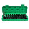 11-Piece Hex Socket Wrench Set for Electric and Air Tools