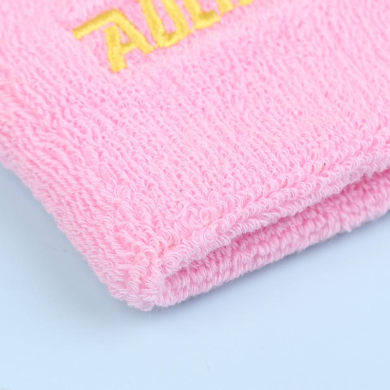 1Pc Cotton Wristband Sport Moisture Wicking Athletic Sweatband Running Gym Yoga Wrist Sweat Band Fitness Wrist Cuff Wrap