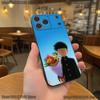 M-Mob Psycho 100 Anime Phone Case For iPhone 17,16,15,14,13,12,11,Pro,XS,Max,XR,Plus,E,SE4,Mini Black Soft Cover
