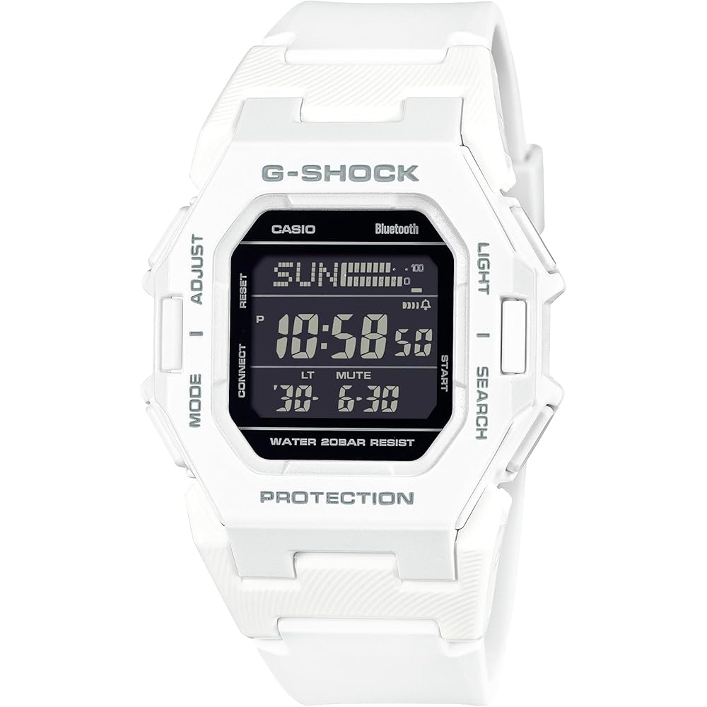 Casio G-Shock GD-B500-7JF Bluetooth Men s Watch with Step Counter White