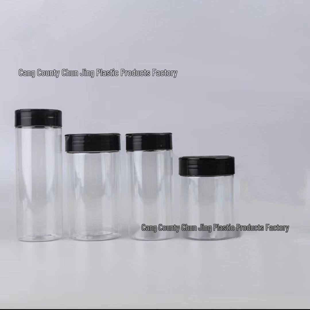 Double-Opening Butterfly Lid Transparent Plastic Dispenser Bottle (55mm, 65mm)