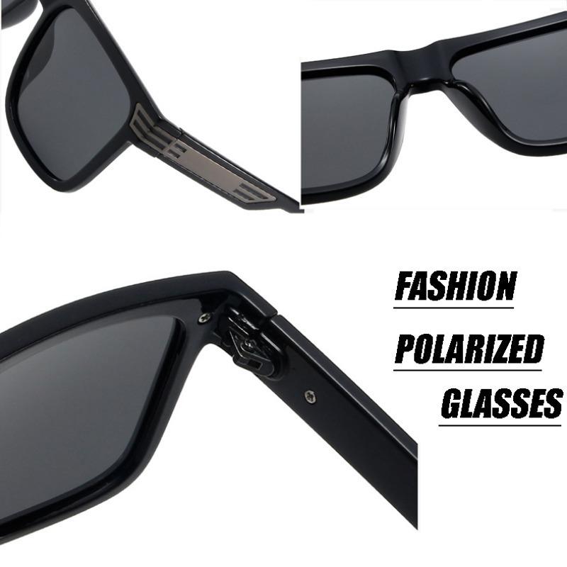 Square Sunglasses for Men Polarized UV400 Fashion Sunglass Sport Sun Glasses Driving Vintage Oversized Big UV Protection Shades
