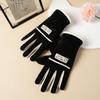 Warm Fleece Lined Full Finger Touchscreen Gloves Women Cycling Hiking Outdoor Winter Sports