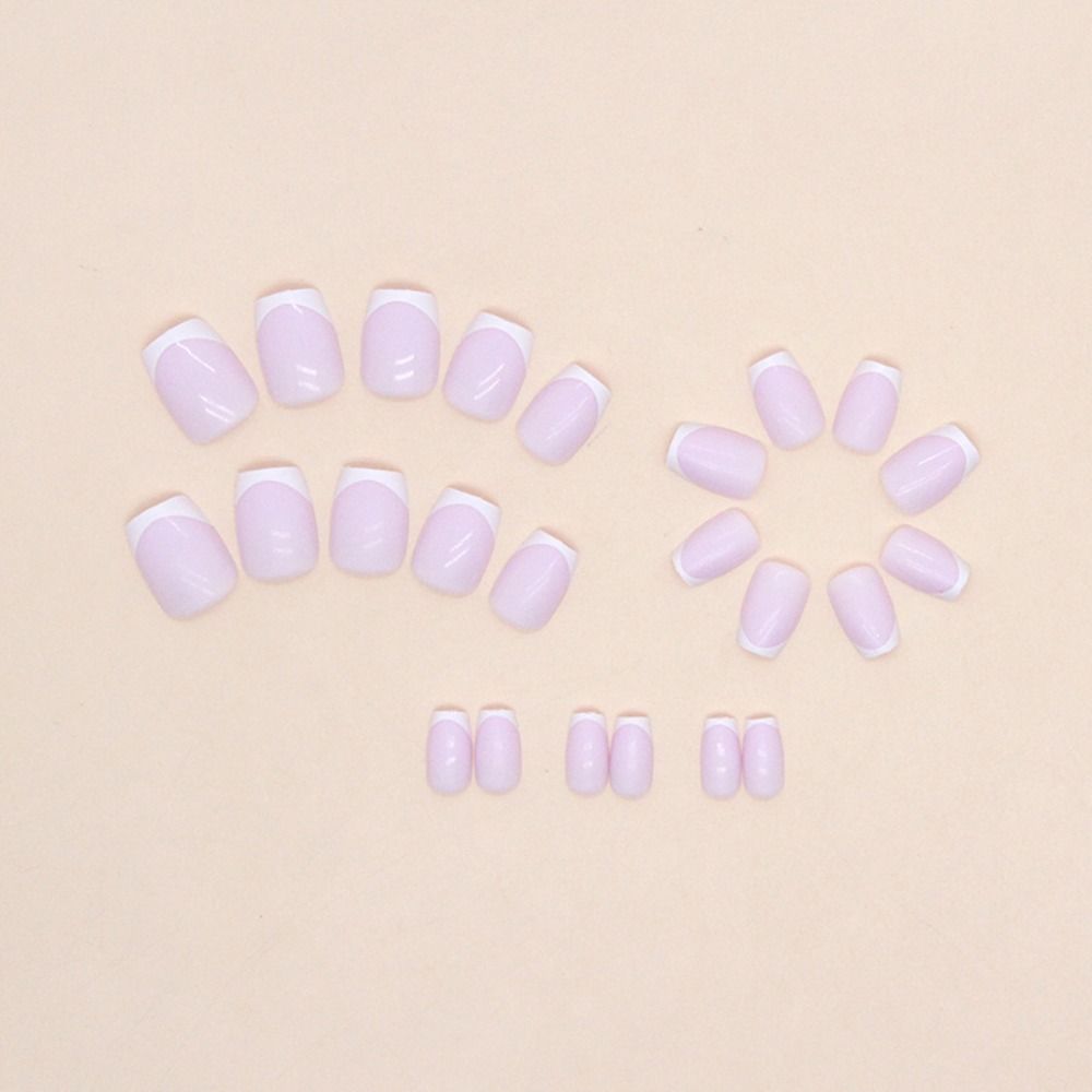 Französische Fake Nägel Einfache Nagelspitzen Neue Falsche Nägel DIY