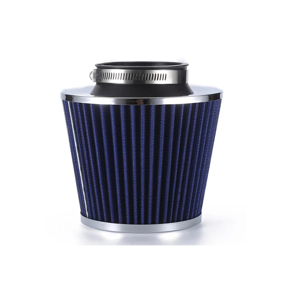 76mm Auto Umgerüstet Winter Pilzkopf Luftfilter Ansaugrohr Filter High Flow Hoch Kaltluftfilter Aluminium Rohr Kit