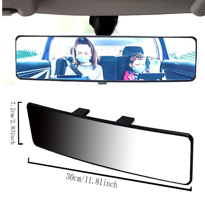 

Автомобильное зеркало, внутреннее зеркало заднего вида, универсальное автоматическое зеркало заднего вида с антибликовым покрытием, широкоугольная поверхность, синее зеркало, автомобильные аксессуары
