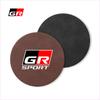 Car Leather Water Coaster Non-Slip Mat Car Bottle Holder Insert Pad for Toyota Corolla TRD GR Yaris Chr Auris RAV4 Land Cruiser Camry Highlander