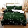 Pizarra Fórmula Adultos Niños Individual Doble Matrimonial Queen King Size Funda Nórdica Dormitorio Genio Matemático Nueva Funda Nórdica Funda de Almohada