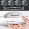 8Pcs Transparent Car Door Handle Bowl Decoration Badge Sticker for Mercedes Benz W211 W204 W210 W203 CLA GLA Auto Accessories