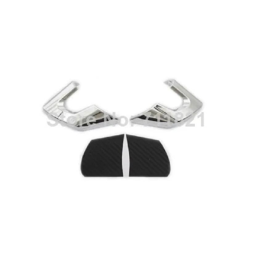 Car Styling Chrome Steering Wheel ert With Carbon Fiber Inlay For Volkswagen For VW Golf MK6