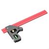   90 Degree Aluminum Carpenter Square Precise Woodworking Ruler Tool With Lasering Etched Marking For Accurate Measurement
