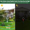 Solar-Powered Ultrasonic Pest Repeller with Infrared Sensor and High-Power Speaker for Rats and Birds